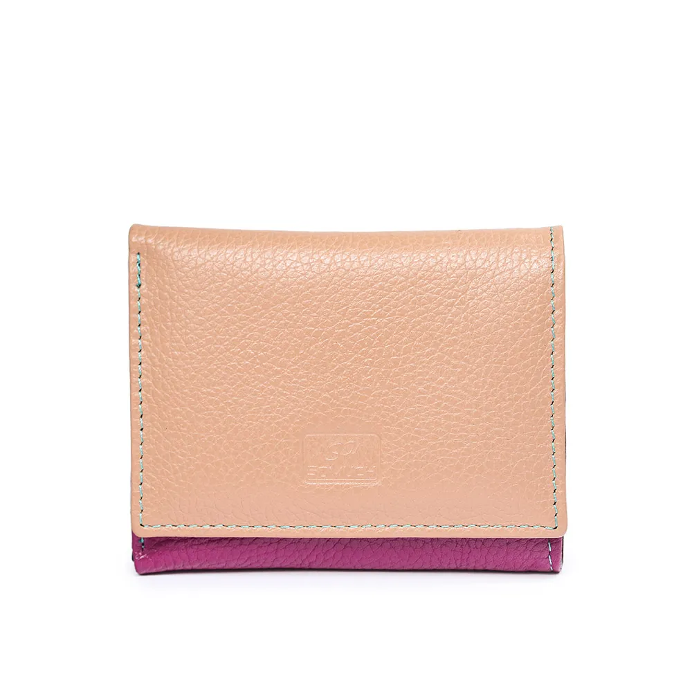 Розовый Маленький женский кошелек из натуральной кожи, роскошный бренд, знаменитые Мини женские кошельки, кошельки, женские короткие кошельки с отделением для карт, портмоне на молнии - Цвет: Розовый