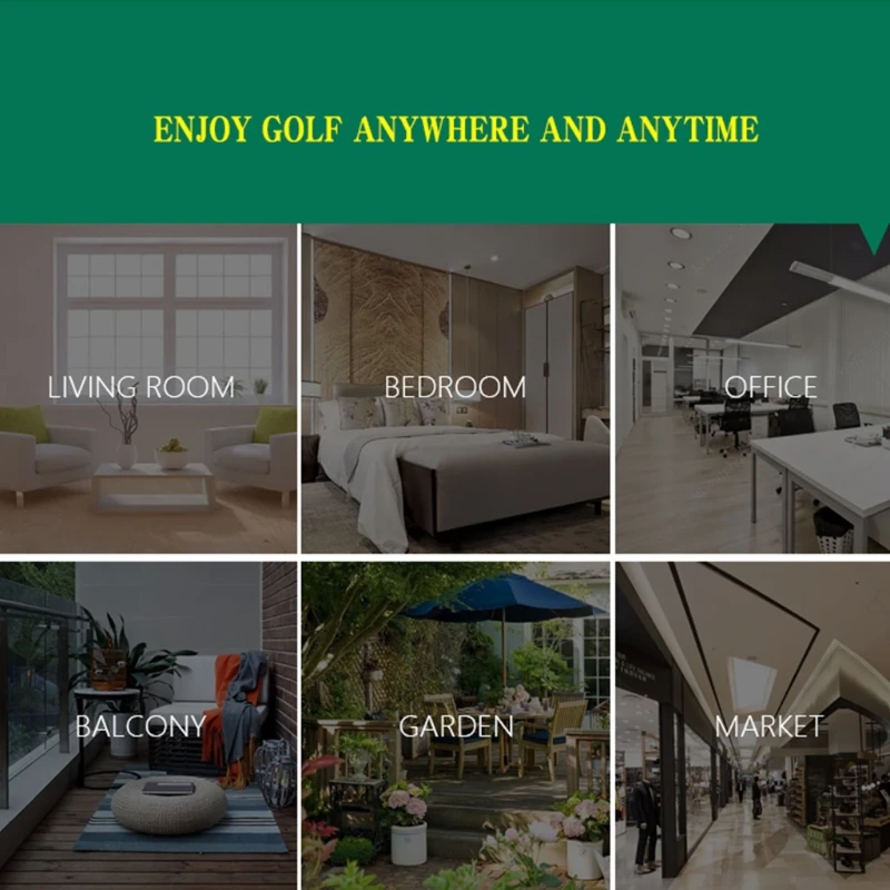 

Foldable Portable Golf Putting Practice Blanket Train Tool Set Indoor Sports and Entertainment Green Putting Auxiliary Mat H053