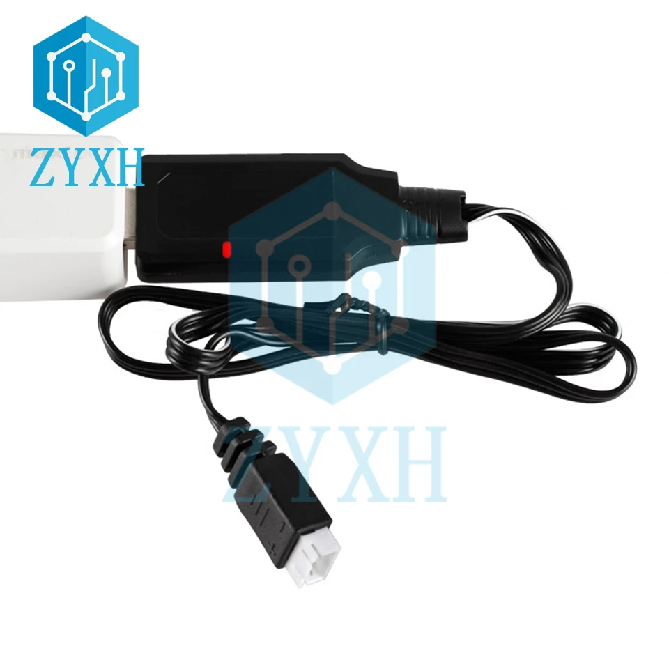 7 4v 800ma2 xh 3p bms 2s usb charger lipo li ion battery packs rc toys aircraft car robot helicopter charging led indicator free global shipping