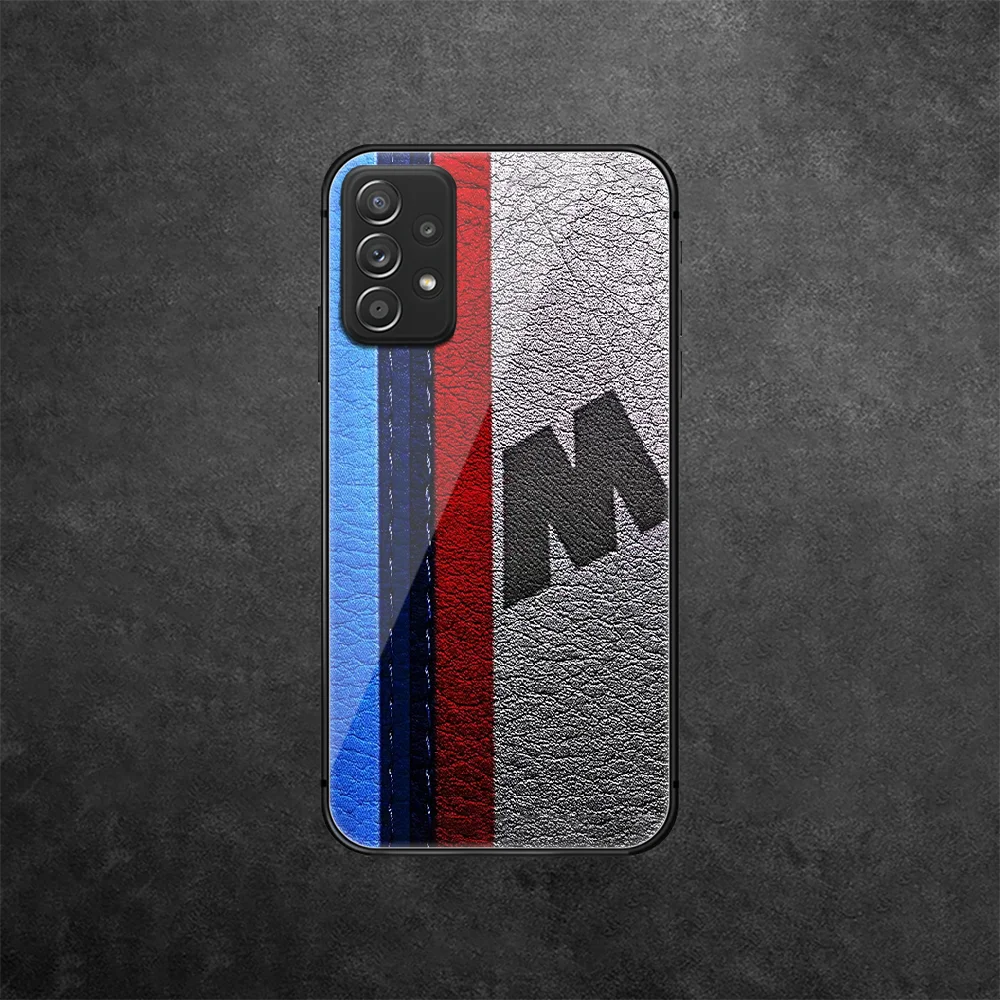 

Sportscar BMW-M Luxury Tempered Glass Phone Case Cover For Samsung Galaxy A 10 12 20 E 21 30 32 50 40 51 52 70 71 72 S Back 3D