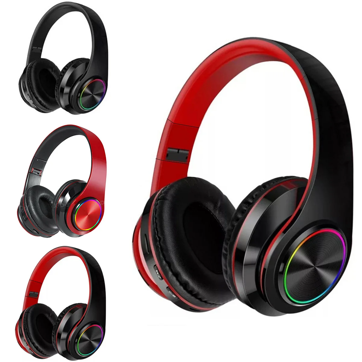 

Wireless Headphone Headset BT Over Ear Headset BT Headphones Noise Canceling Stereo Earphone 3.5mm Audio Cable New Dropshipping