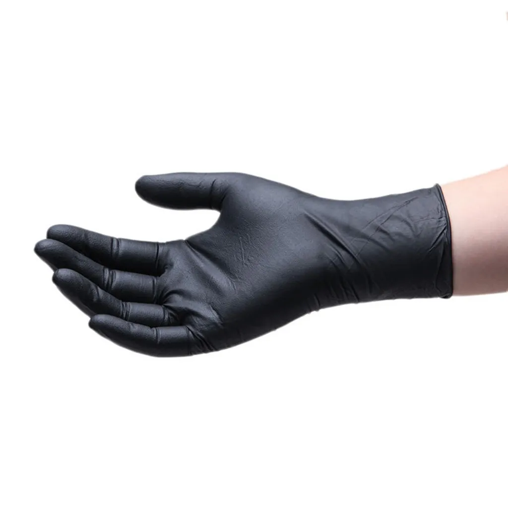 

50PC Nitrile Disposable Gloves Waterproof Powder Free Latex Gloves Kitchen Protective Work Hand Household Cleaning Gloves