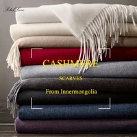 cashmere scarf women winter shawls and wraps for ladies stole fame solid warps winter cashmere wool scarves luxury pashmina