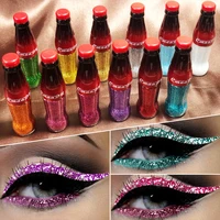waterproof diamond liquid eyeshadow tint colorful shimmer cute creative eye shadow bottle makeup metallic eyeshadow 12 colors