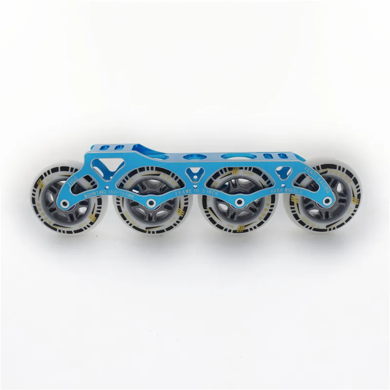 1 pair Blue White 8 шт. 84 мм колеса для роликовых коньков для скорости Скейтер скейт шины для CITYRUN PS 84A 84 Rodas ILQ-11 608 распорная втулка подшипника - Цвет: 1 pair Blue White