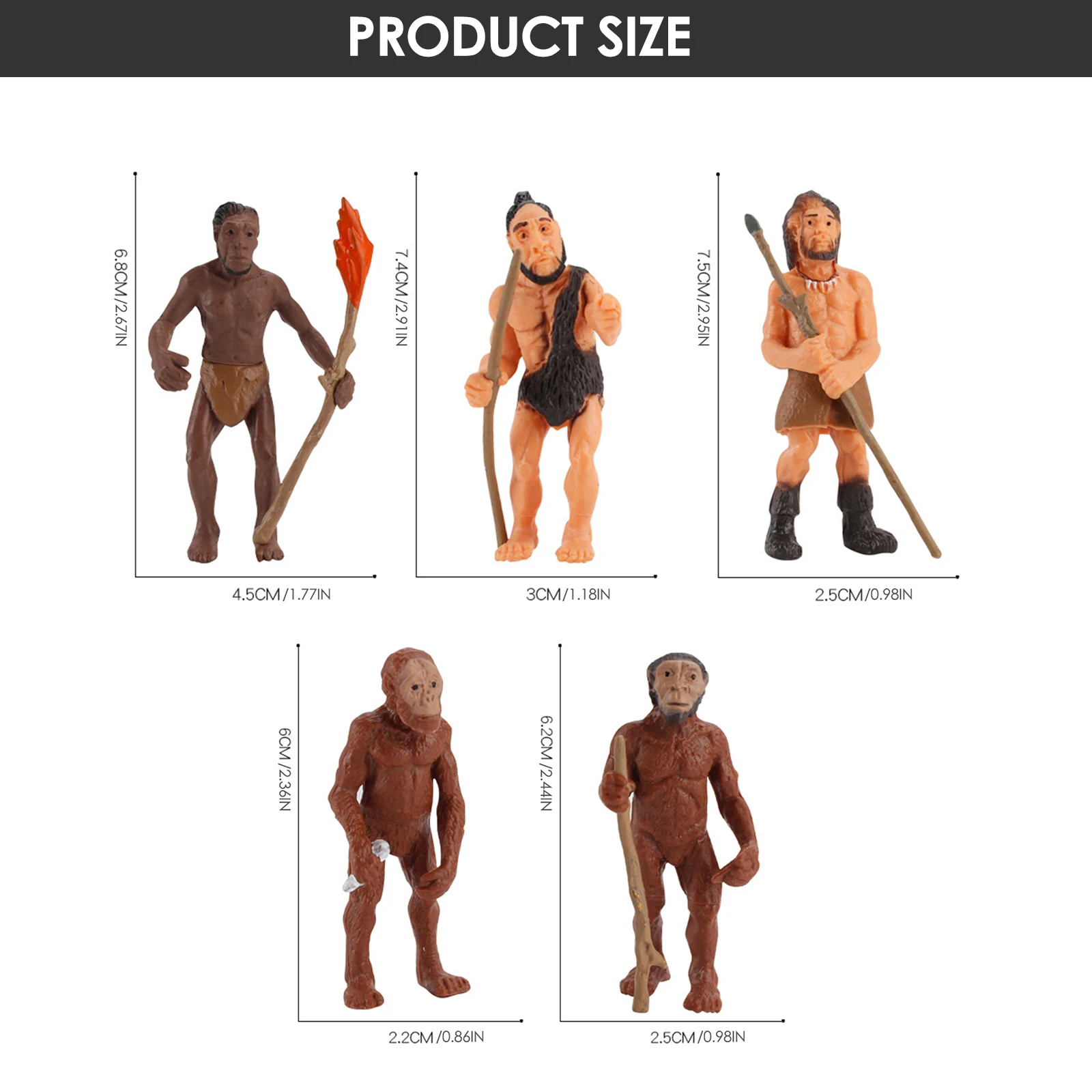 

Simulation Human Evolution Of Man Primitive Human Model Figures Toy Collection Teaching Materials Science Educational Toys