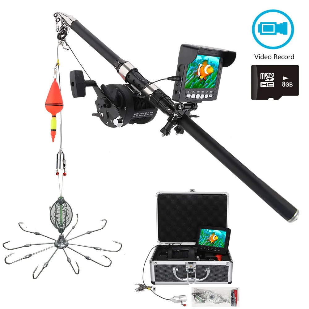 Комплект для подводной рыбалки видеоэхолот с камерой 4 3 ТВЛ и видеорегистратором
