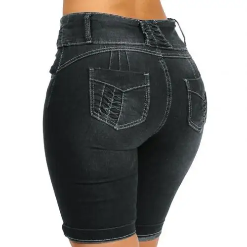 

Plus Size Fashion Women Denim Shorts Pants Summer Skinny Slim Short Jeans Women Denim Shorts Pants Skinny Slim Short Jeans