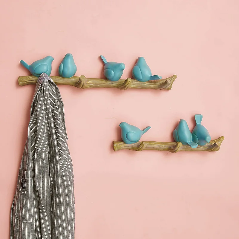 

Творческий Северные ветра стены птица пальто крючок для ключей настенный светильник детская комната гостиная стены украшения подвеска для...