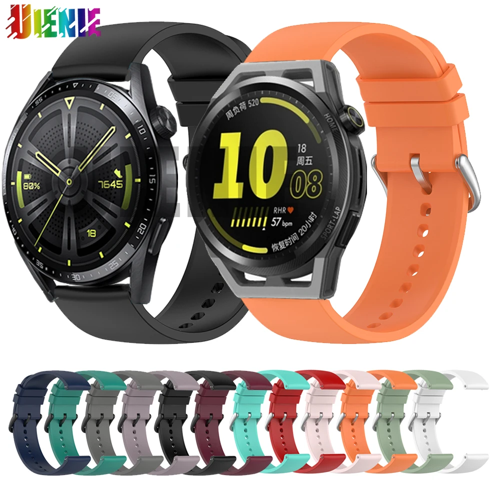 

Watch strap For Huawei Watch GT 3 GT 3 42mm 46mm Wrist Strap For Huawei Watch GT 3 Pro GT2 GT3 Pro Bracelet Soft Silicone Belt