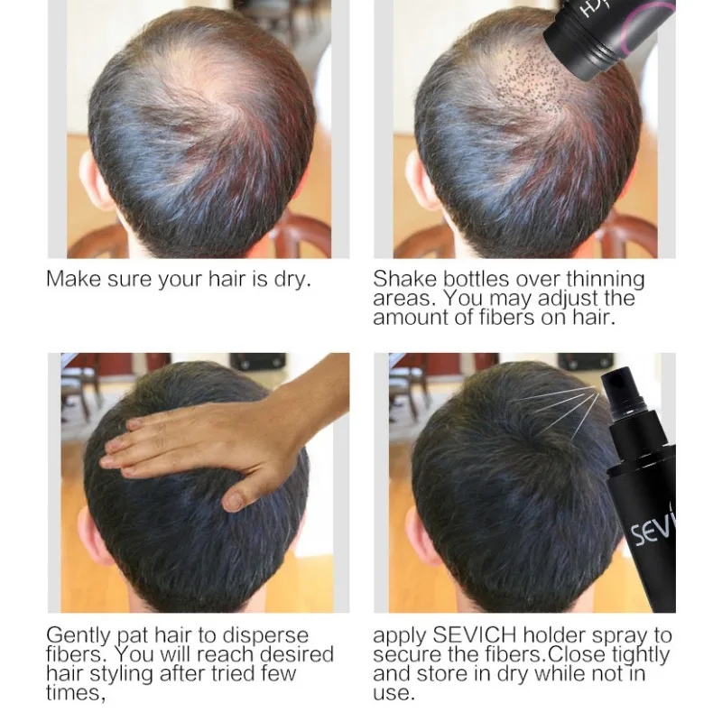 

Hair Building Fiber Thickening Hair Styling Keratin Hair Fiber Spray Non Hurt Hair Hair Care & Styling Spray