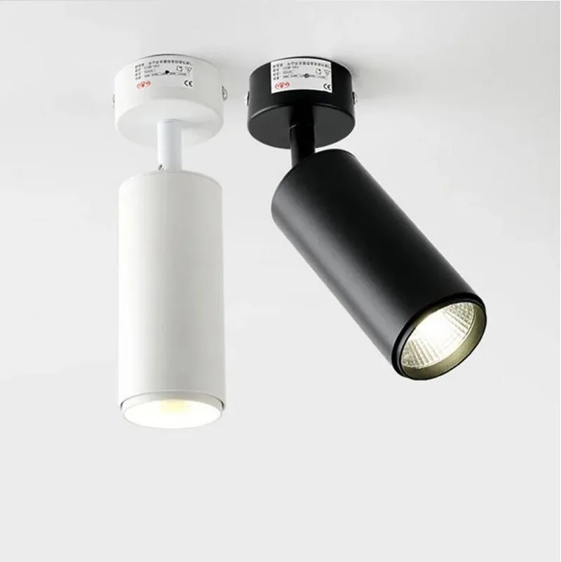 

Dimmable Surface Mounted COB Ceiling7W12W LED Downlights Angle Adjustment AC85~265V Wash Wall Lamp Warm White Indoor Lighting
