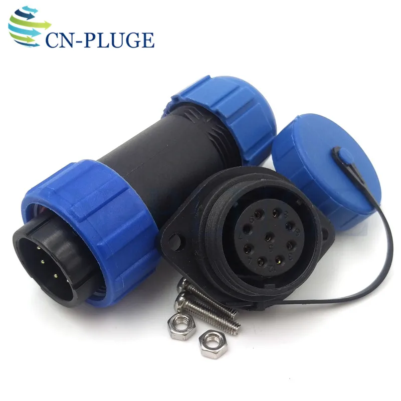 SP2110/P SP2113/S IP68 10 контактные водонепроницаемые электронные разъемы авиационный