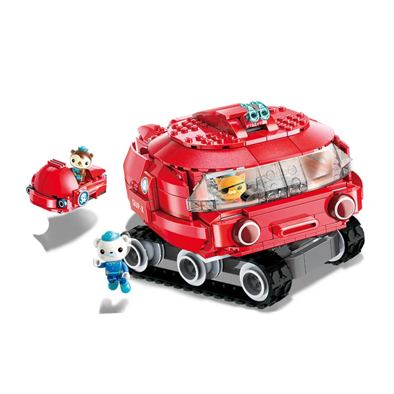 3707 Octonauts Собранный автомобиль фигурка игрушки Barnacels Kwazii песо Пингвин Dashi Inkling модель игрушки для детей подарок - Цвет: 3707