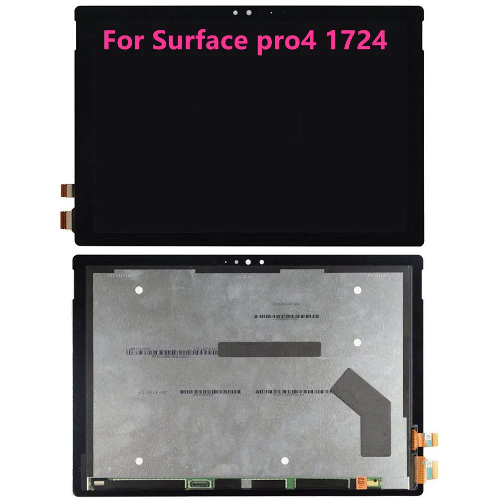 Новый ЖК дисплей для Microsoft Surface Pro 4 1724 экран дисплея с платой дигитайзера