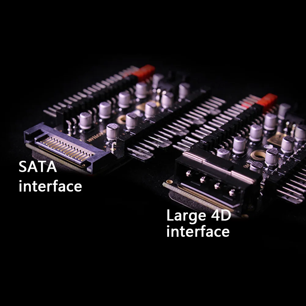 1 до 10 4 Pin PWM охладитель вентилятора концентратор сплиттер SATA/большой 4D 12V