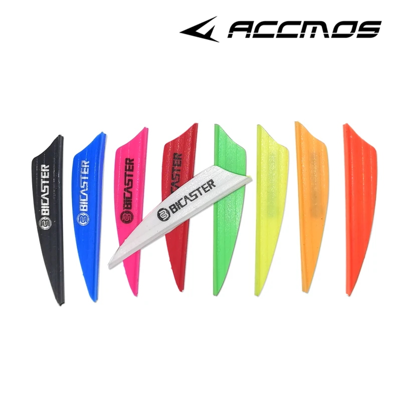 50 шт. 2 дюймов стрелка из ТПУ с перьями Пластик со стрелками изображениями перьев