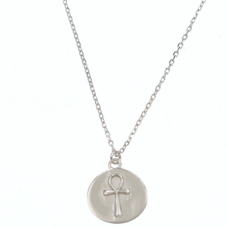 

Sodrov 925 Sterling Silver Necklace Pendant For Women Cross Medal Necklace Symbol of Life Pendant Silver 925 Jewelry Pendant
