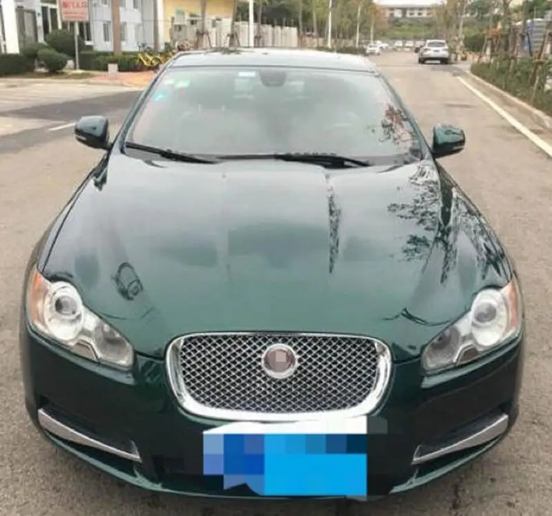 High quality Car Carbon fiber Mesh Grille Trim Racing Grills Fits For Jaguar xf XF 2008 2009 2010 2012 2013 2014 2015 2016 2017 |