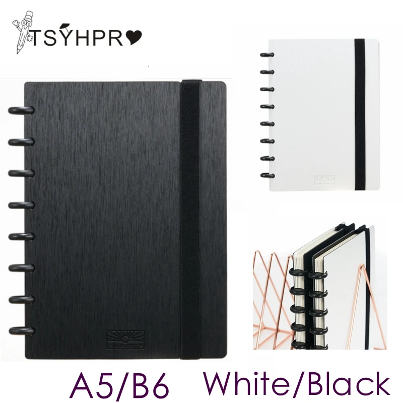 

A5/B6 Business Notebook journal binder Diy Journal Daily Planner Back to School Discbound Notebook Stationery management planner