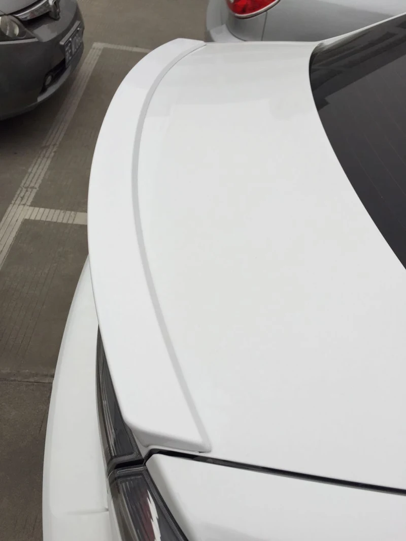 For Mitsubishi Lancer EX Evo 2010 2011 2012 2013 2014 ABS Plastic Unpainted Primer Color Rear Trunk Wing Spoiler | Автомобили и