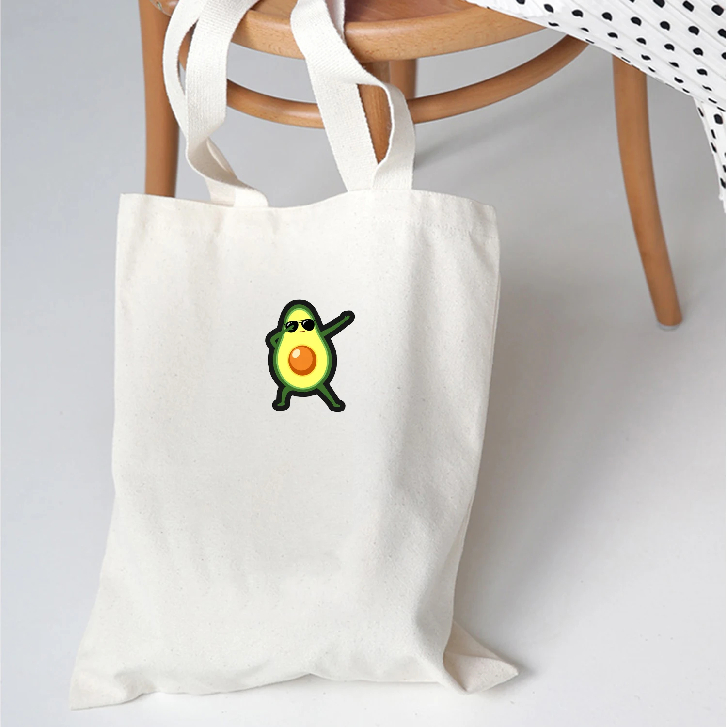 Повседневная сумка для покупок тканевая многоразовая милая Большая складная Эко