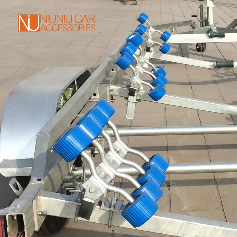 6 шт. EVA + PP лодочный прицеп 5 дюймов синий морской ребристый качающийся ролик