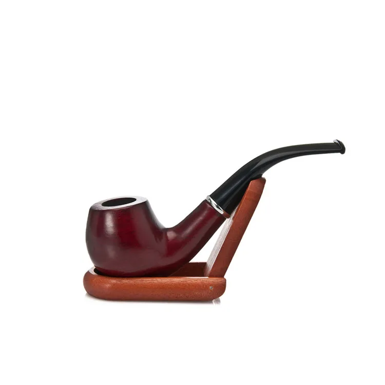 Прямая продажа с фабрики 1 шт. курительная трубка из натурального красного дерева