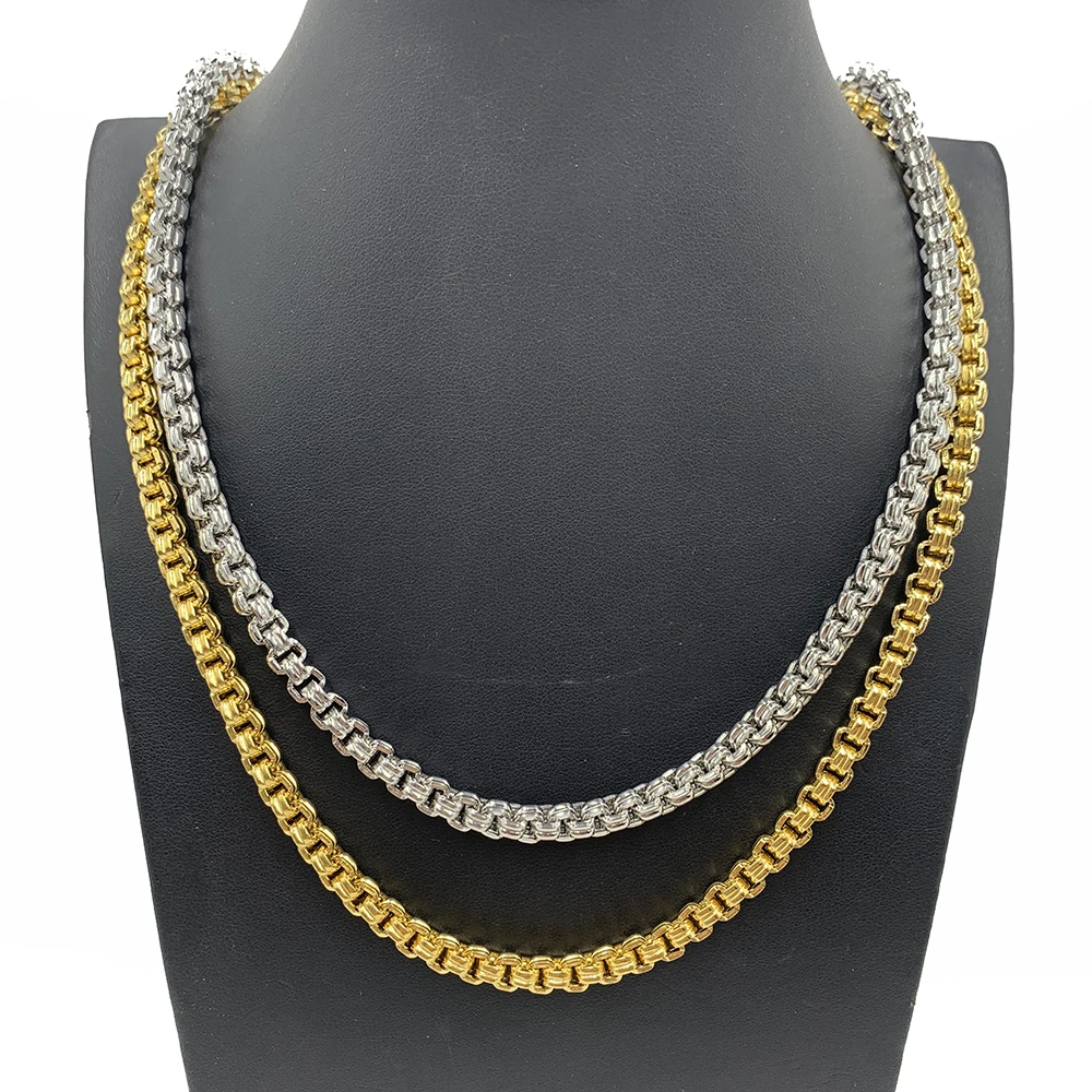 Мужская цепочка из нержавеющей стали 5 мм мм|Цепочки| |