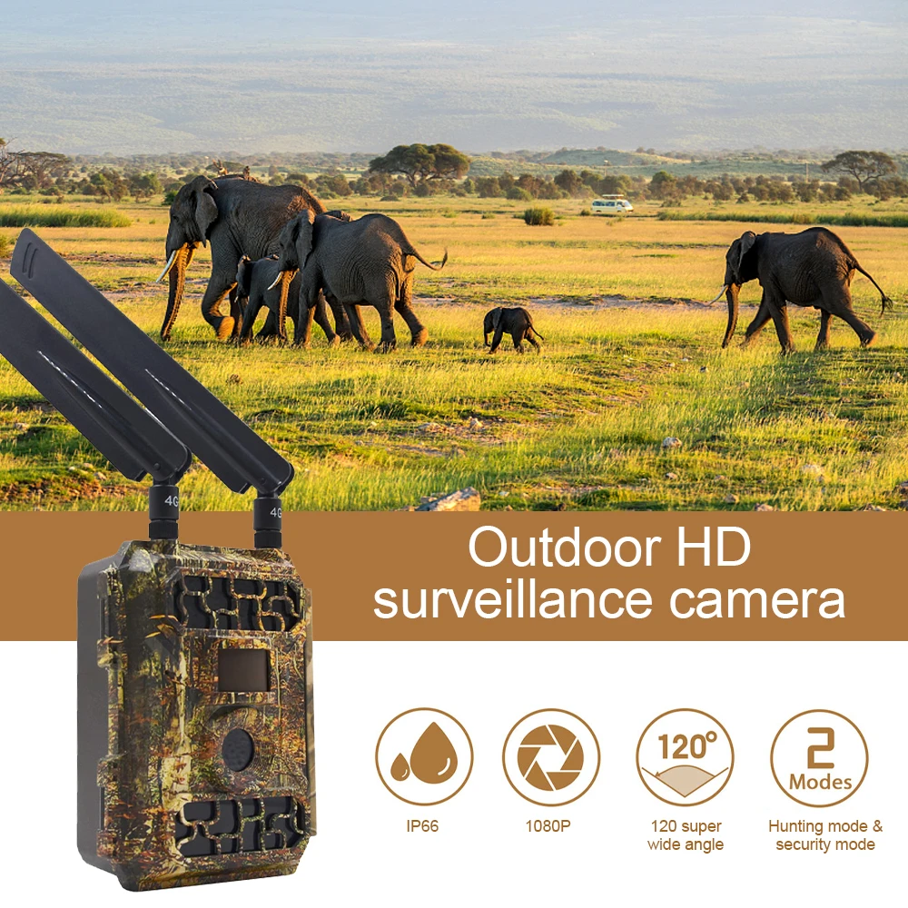 

Hunting Camera 4.3CG Surveillance Waterproof Camera IP66 4G Digital Night Vision Hunting Scouting Trail Camera Surveillance Cam
