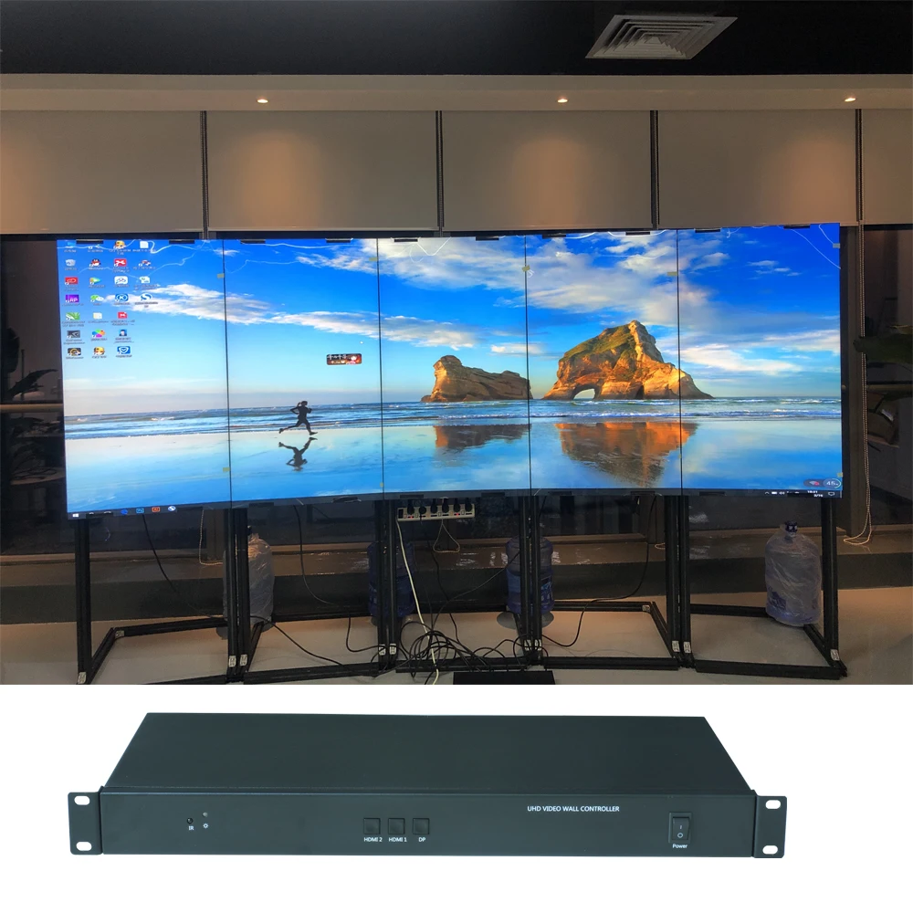 1x5 4k вертикальный видео настенный контроллер процессор для 5 единиц|Запчасти CCTV| |