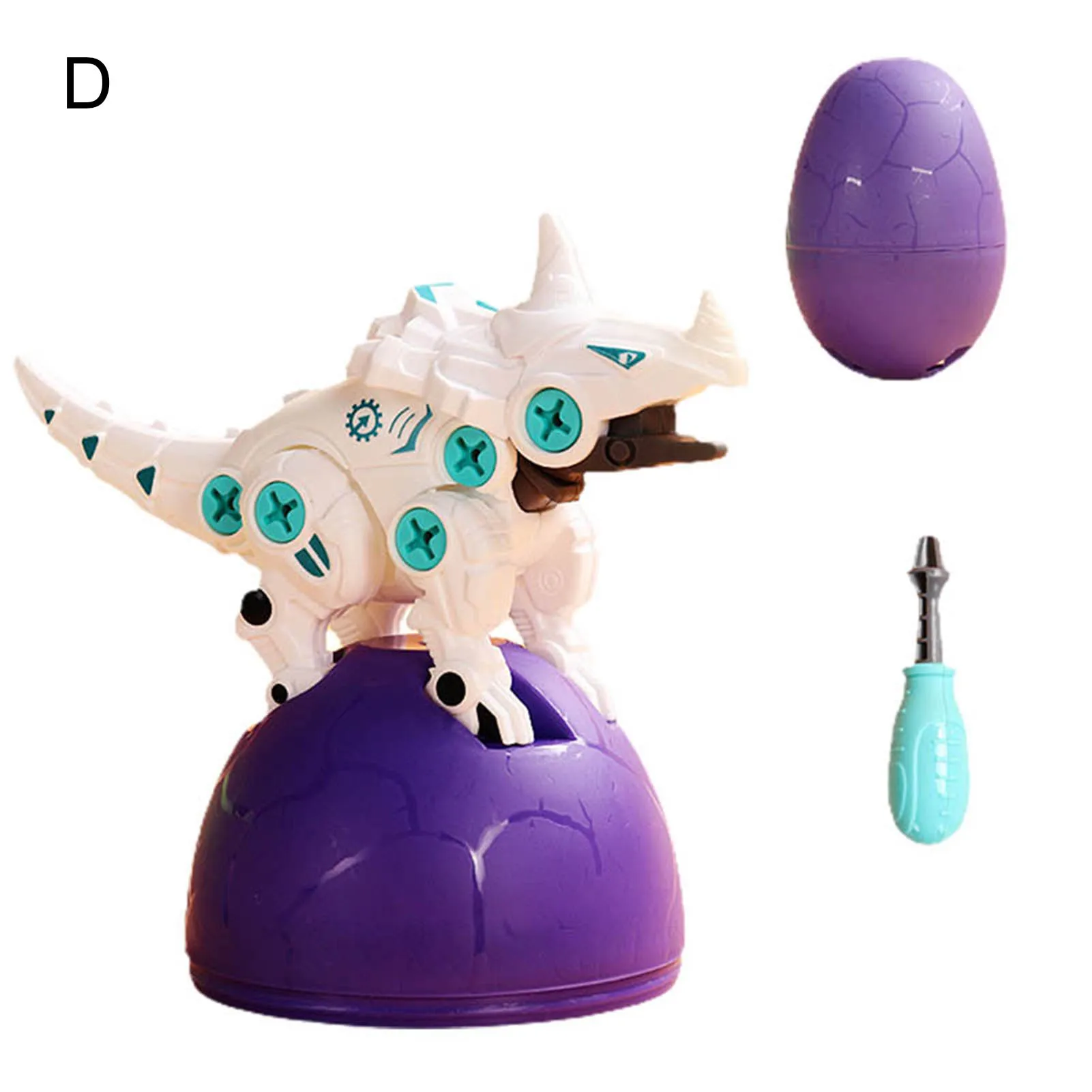 

Triceratops DIY Kids Screw Assembly Dis-assembly Dinosaur Egg Stylish Attractive Convenient Funny Interesting Educational Toy