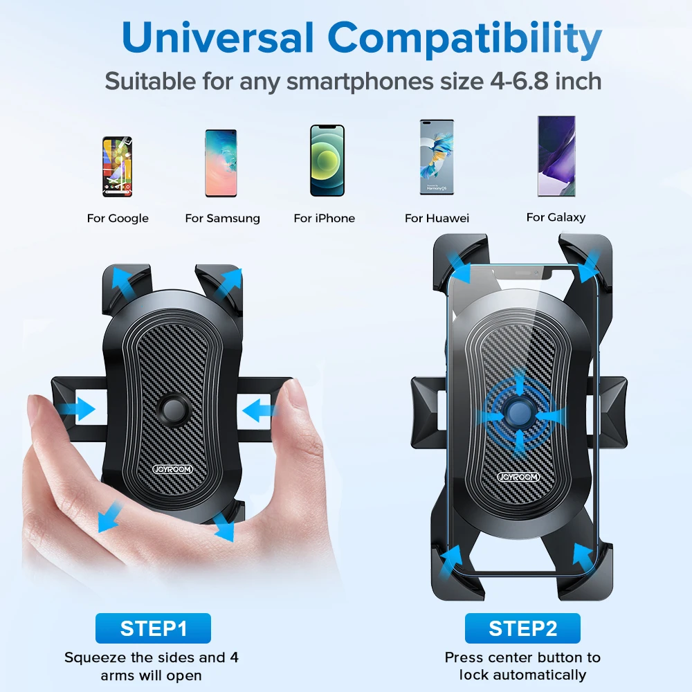 Держатель телефона для велосипеда 4-6 8 дюйма с защитой от сотрясения | Мобильные