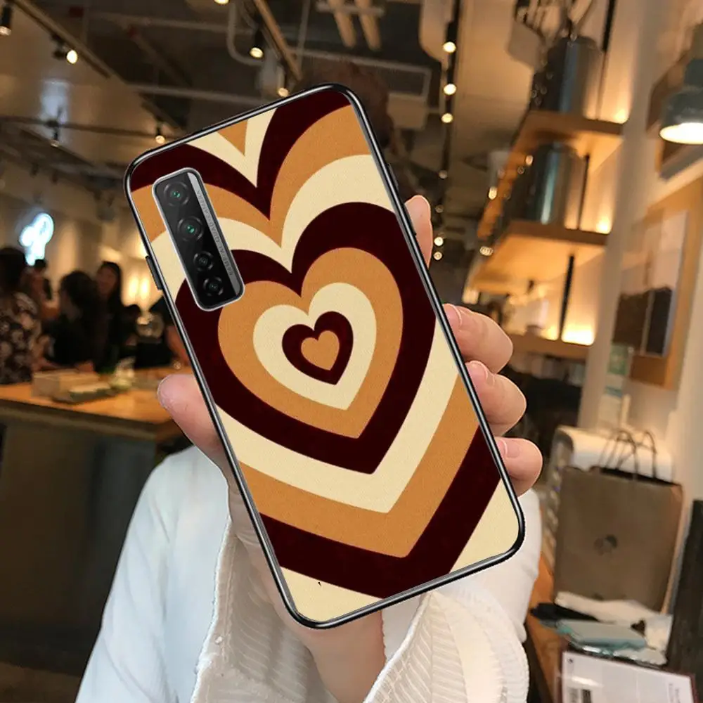 

Girl Bear Phone Case For Huawei Nova 2 3 4 5 6 7 8 SE i E Pro Lite Black Etui Coque Painting Hoesjes comic fashion