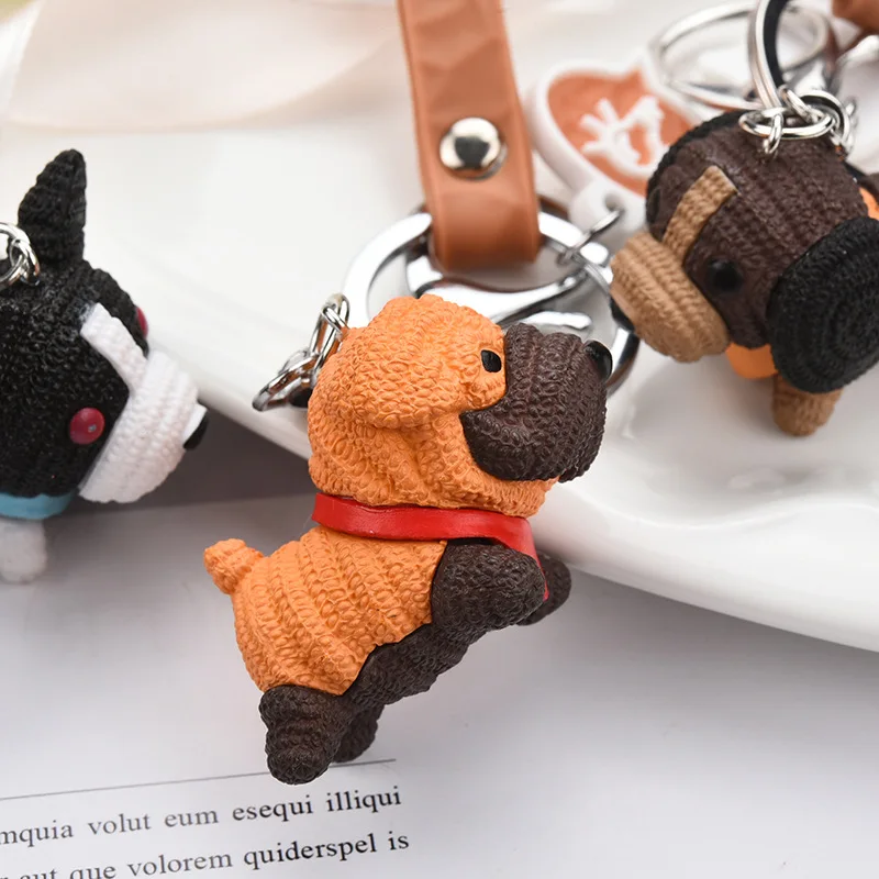 Лидер продаж эксклюзивная кукла животное щенок брелок для ключей Автомобильный