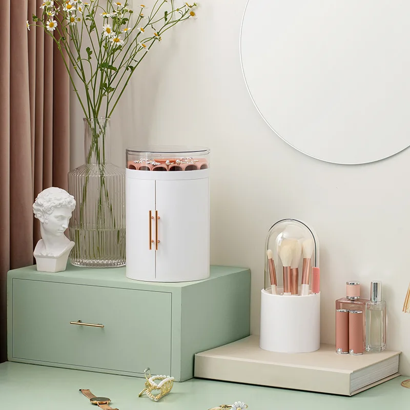 

5 Layers Creative Jewelry Boxs Rotatable New Fashion Jewelry Organizer Earrings Ring Storage Box Cosmetics Beauty Container