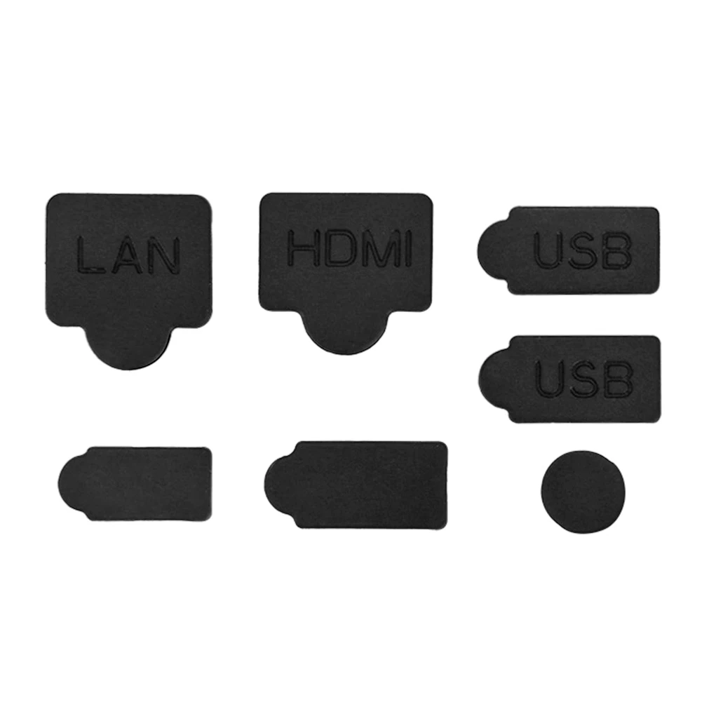 

Набор силиконовых пылезащитных заглушек для интерфейса USB HDM, 7 шт., пылезащитная крышка, пылезащитная заглушка, пробка для аксессуаров для и...