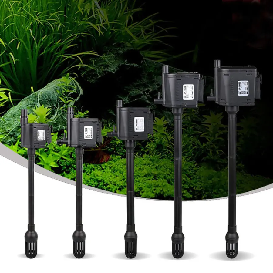 Аквариумный погружной насос 3 в 1 220 л/ч фильтр миниатюрный кислородный | Дом и сад