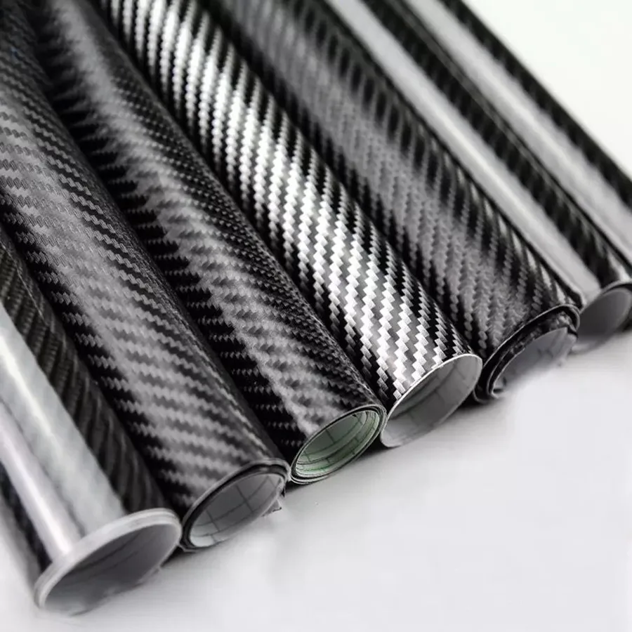 Carbon Fiber Vinyl Wrap Film Car Wrapping Foil Console Computer Laptop Skin Phone Cover Waterproof DIY Motorcycle Sticker |