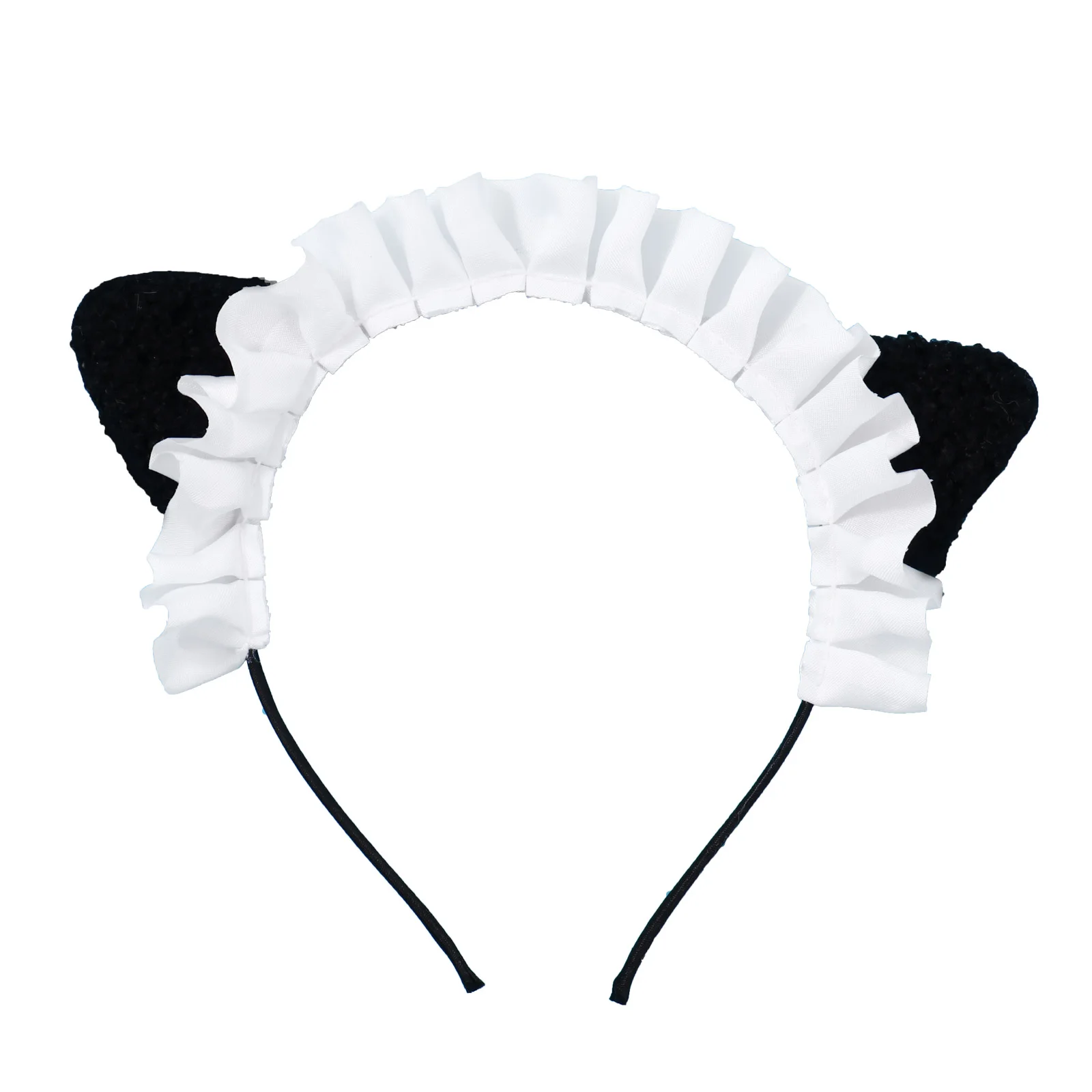 

Cat Ears Headband Loli Girl Maid Ribbon Lace Hairhoop for Women Cosplay Costume Accessories Halloween Headwear Hair Accessories