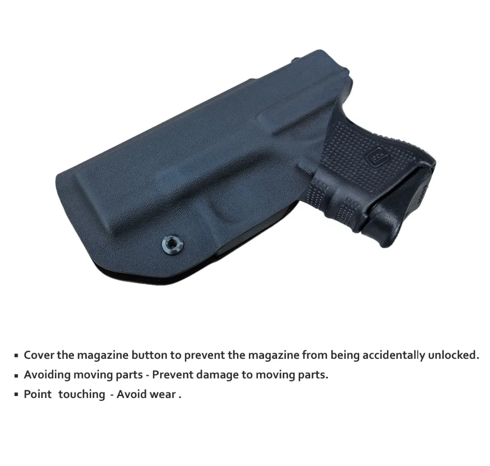 BBF Make IWB Тактический KYDEX пистолет кобура Glock 19 17 25 26 27 28 43 22 23 31 32 Внутри Скрытого Ношения кейс для пистолета аксессуары