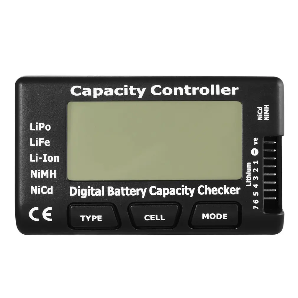 

Universal RC CellMeter-7 Digital Cell Battery Capacity Checker For LiPo LiFe Li-ion Nicd NiMH Battery Voltage Tester Checking
