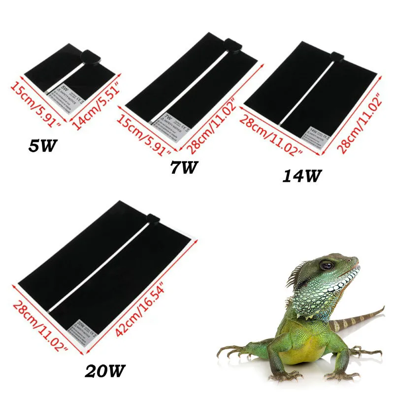 

Reptile Vivarium Heat Mat Heating Warm Heater Pad With Thermostat Controller