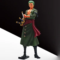 30cm one piece ronoa zoro sanji action figures toys japan anime collectible figurines pvc model toy for anime lover figurine