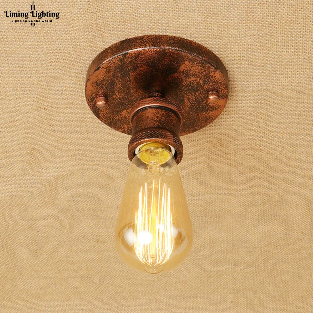 Лофт винтажные потолочные светильники Lamparas De Techo Lustre Luminaria Abajur комнатная потолочная лампа освещение Промышленное освещение для гостиной