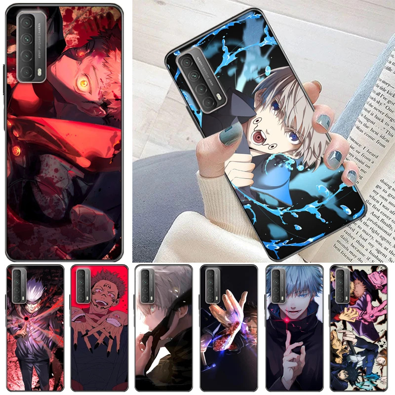 

Jujutsu Kaisen Fushiguro Megumi Yuji Itadori Sukuna Satoru Gojo Phone Case For Huawei P Smart Z 2019 2021 Funda Cases Carcasa