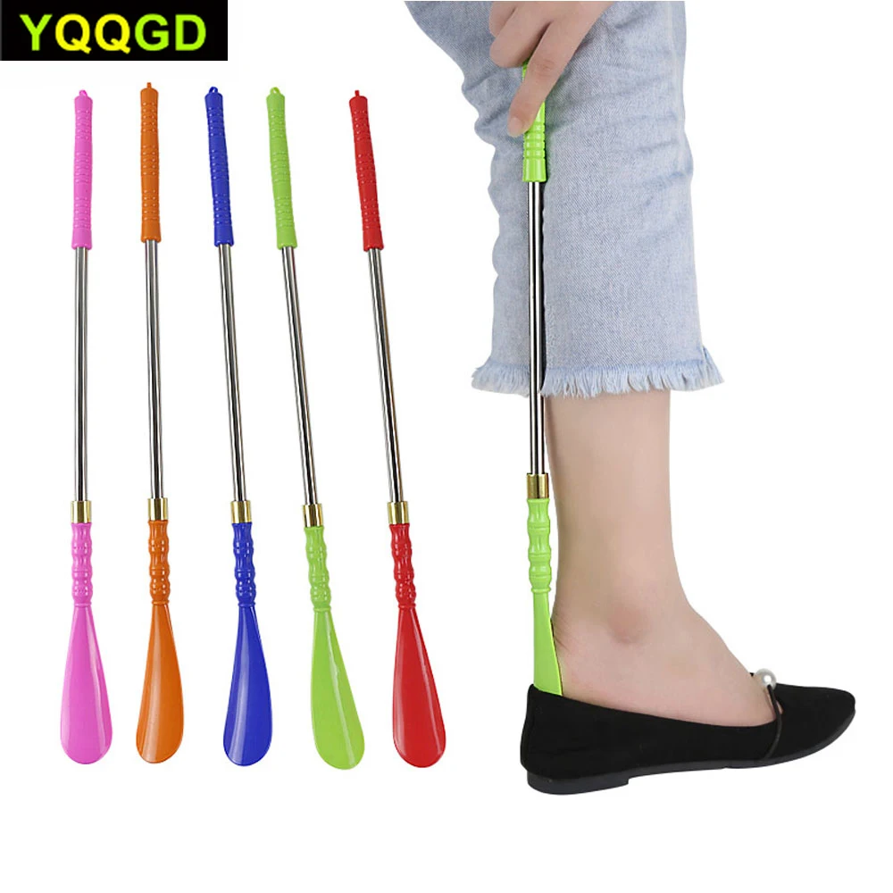 

1Pcs Stainless Steel Shoe Horn Durable Shoehorn PP Handle Easy to Carry Quality Shoes Accessories For Men Women