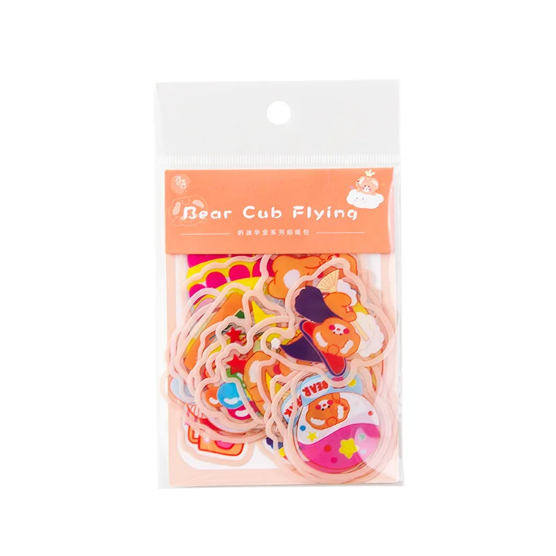 

Kawaii Cartoon Korean Stationery Stickers Japanese Paper Decorative mobile stickers collage Scrapbooking Diary Album Girl gift