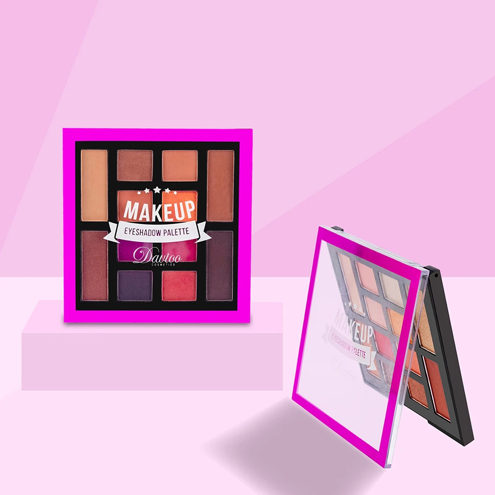 12 видов цветов матовые тени для век Палитра Блеск легко носить теплые смоуки-Айз