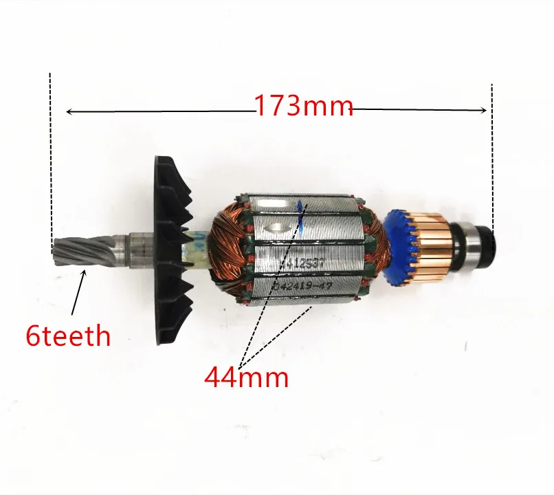 ARMATURE 220-230V Rotor N491963 Replace For Dewalt D25481 D25810 D25811